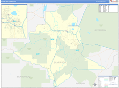 Silver Bow County, MT Digital Map Basic Style